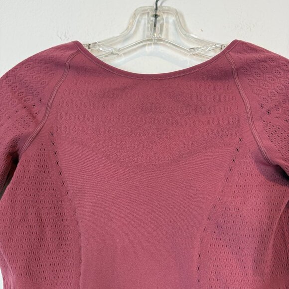 Lululemon Bodysuit Top Pink Running Yoga Dance - Picture 3 of 8